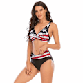 Pikkukuva 3 / 5: Tyttöjen uimapuku Bikini Split Bikini Naisten seksikäs slim uima-asu Silk color 4XL