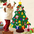 Miniatyrbillede 2 af 11: DIY Filt Juletræ Glædelig Jul Dekoration til Hjemmet Navidad Nytårsgaver 2023 Julepynt Julemand Juletræ 8