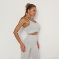 Miniatyrbillede 8 af 11: Yoga Tøj Fugttransporterende Top Cropped Sports Tight Sexet Løbe BH til Kvinder 6205 bra-dark gray M