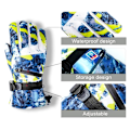 Miniatyrbillede 4 af 11: Vinter Snowboard Ski Handsker PU Læder Skridsikker Touch Screen Vandtæt Motorcykel Cykling Fleece Varme Snehandsker Unisex Snowboard Gloves2 M