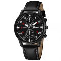 Miniatyrbillede 4 af 6: Geneva Herreur Quartz Urrem Modeur Business Ur Herre Shell black with white surface