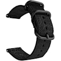 Miniatyrbild 9 av 11: Snabbfäste Klockarmband för Män Kvinnor Premium Nylon NATO Klockarmband med Svart Rostfritt Spänne -18mm, 20mm, 22mm, 24mm Blue White 20mm