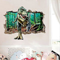 Miniatyrbillede 2 af 5: 3D Dinosaur Vægmærkater, 3D Dinosaur Vægmærkater, Dinosaur Vægmærkater til Børneværelse, 3D Dinosaur Plakater, Dinosaur Plakater, Mærke