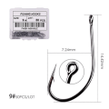 Miniatyrbillede 11 af 11: Fishhook 50 stk. 10 stk. Belægning Højt Kulstof Rustfrit Stål Modhager Karpe Fiskekroge Pakke med Original Detailæske Fiskekrog Tackle Size 15 - 50pcs