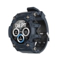 Miniatyrbilde 1 av 4: T6 Utendørs Sport Smartklokke 1.3-Tommers Full Rund IP68 Vanntett Design 30 Dagers Standby Flere Sportsmoduser Denim Blue