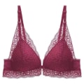 Miniatyrbillede 1 af 5: Sexet blonde BH uden bøjle, samlende frontspænde, justerbar Red 38/85C