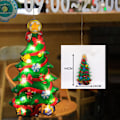 Pikkukuva 1 / 11: LED Joulu Imu Lamppu Lumimies Muoto Ikkuna Ikkunatarrat Riippuva Lamppu Loma Imu Joulu Koristevalo Christmas Tree [large size]]