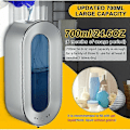 Miniatyrbild 4 av 5: Automatisk Tvåldispenser 700ML med Sensor Beröringsfri Väggmonterad Tvåldispenser Desinfektionsmedel Silver