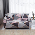 Miniatyrbillede 5 af 11: Geometrisk ternet sofabetræk, strækbart sofabetræk til stue, elastisk sofa-stolbetræk, sofahåndklæde 1/2/3/4-personers Pattern 26 1-seater 90-140cm