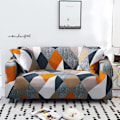 Miniatyrbild 7 av 10: Stretch Sofföverdrag Elastiska Allomfattande Möbelskydd för Olika Form Soffa Loveseat Stol L-Form Sofföverdrag colour2 2-seater 145-185cm