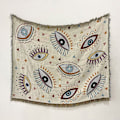 Miniatyrbild 1 av 11: Sofffilt Tapestry Bohemisk Filt Fritidsfilt Överkast Filt Tofsfilt Soffhandduk Trådfilt Sofföverdrag Filt XT07-12 130x150