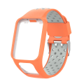 Miniatyrbillede 1 af 11: Til TomTom Multi-Sport /Runner2/3 udskiftnings silikone urrem Orange gray