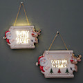 Miniatyrbild 4 av 11: Juldekoration Dörrskylt LED-ljus Fest Samling Nyår Helg Rekvisita Väggdekorationer SD-01B small holy night
