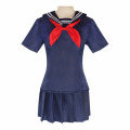 Miniatyrbild 3 av 10: Anime My Hero Academia Boku No Hero Academia Cosplay Kostym Himiko Toga JK Uniform Tröja Kappa Halloween Kläder A5 M