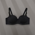Miniatyrbild 2 av 4: FINETOO Enkel Andningsbar Mode Enfärgad BH Sömlös Lätt Liten Storlek A/B Kupa Bralette Underkläder Lingerie Beige 38A/B