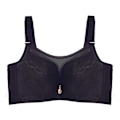 Miniatyrbild 2 av 3: Full Coverage BH för Kvinnor Plus Size Spets BH med Mesh E F Kupa Push Up Underkläder Purple 42F