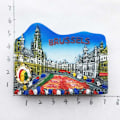 Pikkukuva 5 / 11: Belgia Gent Maamerkki Rakennus jääkaappimagneetit Turismimatkamuisto Maalatut magneettiset jääkaappitarrat Kokoelma Koristelu Brugge 1