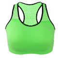 Pikkukuva 1 / 8: Joogaliivit Naisille Korkea Joustavuus Langattomat Pehmustetut Urheilutoppi Saumaton Fitnessliivi Naisille Green L