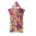 Miniatyrbillede 7 af 11: Tilpasselig Udendørs Hurtigtørrende Bade Strand Håndklæde Mikrofiber Skiftende Badekåbe Kapper Hætte Poncho Surf Dame Badetøj 2021 3 75x110CM