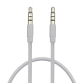 Miniatyrbilde 8 av 11: 4-polet Aux-kabel 3,5 mm hann til hann Jack-lydkabel Nikkelbelagt plugg Stereo lydkabel for hodetelefoner Høyttaler MP3/4 CD-spiller Blue 1M