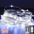 Miniatyrbilde 2 av 11: LED Fjernkontroll Garland Lysstripe for Multifunksjonell Skinnende Utendørs Dekorationslys Blue LED-10m