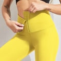 Pikkukuva 10 / 11: Joogahousut Trikoohousut Push Up Juoksu Naisten Kuntosali Fitness Leggingsit 1mm-Red M