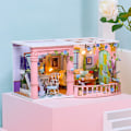 Pikkukuva 2 / 7: Robotime Rolife DIY Nukkekoti Puinen Miniatyyritalo Käsintehdyt Lelut Syntymäpäivälahjaksi AS  photo DGF03