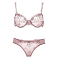 Miniatyrbilde 4 av 4: Varsbaby Sexy Broderi BH Sett for Kvinner Black 34C