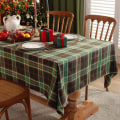 Miniatyrbillede 6 af 11: Juledug Rødternet Rektangulær Dug Christmas color grid 140*220CM