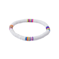 Miniatyrbild 5 av 11: Armband Multicolored Tofs Polymerlera Skal Bohemiskt Armband S2008-1 mixed color CCB