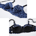 Pikkukuva 5 / 5: Uutuuksia Läpinäkyvä Pitsi Brodeeraus Naisten Rintaliivit Seksikkäät Plus-koko Alusvaatteet Bralette Rintaliivit Blue 80C