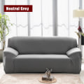 Miniatyrbild 9 av 11: Elastiskt enfärgat sofföverdrag Stretch Tight Wrap Allomfattande sofföverdrag för vardagsrum funda soffa Sofföverdrag Fåtöljöverdrag Color 16 2-seater 145-185cm