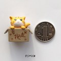 Pikkukuva 9 / 11: Anovaa suloista yksityistä kissa-ja-hiiri jääkaappia kolmiulotteisilla magneettiviestitarroilla, magneettinen kodin koristelu random 3pcs