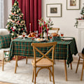 Miniatyrbilde 2 av 7: Juleduk Amerikansk Rød Enkel Rutete Bordmatte Hotell Kaffebordduk Dekorativ Duk Red and green plaids 140*260cm