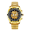 Miniatyrbillede 2 af 9: Camel Automatisk Mekanisk Ur Mekanisk Ur Selvlysende Ur Herre Full gold black surface