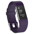 Miniatyrbilde 1 av 11: Armbånd Håndleddsrem Smart Klokkereim Myk Klokkereim Erstatning Smartklokkereim For Fitbit Charge 2 dark purple L