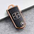 Miniatyrbillede 5 af 11: 2 3 Knapper Blød TPU Flip Bil Nøgle Etui Cover Til Mazda 3 2 6 2003 2004 2005 2006 2007 2008 2009 2010 2011 2012 2013 Bilholder A grey shell