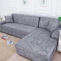 Miniatyrbilde 5 av 7: Elastisk Sofatrekk Stretch Seksjons Hjørnesofatrekk Universalt Trekk For Stue 1/2/3/4 Slipcover, L-formet trenger kjøp av 2 stk flower3 2-seater 145-185cm
