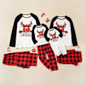 Miniatyrbild 1 av 5: Julpyjamas Matchande Familjepyjamas Nyår Sovkläder Mamma och Jag Kläder Pojke Flicka T-shirt Byxor Kostym Baby Sparkdräkt Look Sovkläder 1 price for 1pcs KIDS 120(6-7Y)