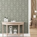 Miniatyrbillede 3 af 4: Arthouse Hjort Damask Grøn Tapet