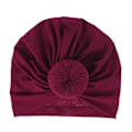 Miniatyrbillede 1 af 11: Hat Dame Forår og Sommer Donut Ærme Hue Tam-O'-Shanter Forældre-Barn Hue #6 wine red Average size
