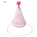 Miniatyrbilde 1 av 11: Barnebursdagshatt Gullpaljett Bursdagshatter Prins Prinsesse Krone Bursdagsfest Dekor Søte Kaninhatter Baby Shower Gaver hat 1
