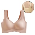 Pikkukuva 5 / 10: Joogaliivit Naisille Rintaliivit Urheilu Saumattomat Liivit Kuntosaliharjoitteluun style-1-green 2XL