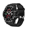 Miniatyrbilde 3 av 4: T6 Utendørs Sport Smartklokke 1.3-Tommers Full Rund IP68 Vanntett Design 30 Dagers Standby Flere Sportsmoduser Denim Blue