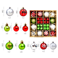 Miniatyrbild 1 av 11: Julgranskulor 42/44 st 6 cm Stora Julkulor Flerfärgade Kuldekorationer Julgransprydnader Set för Hemfest 44pcs E As picture