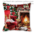 Miniatyrbild 1 av 11: Jultomten Jul Dörrmatta Kuddfodral Juldekorationer för Hemmet 2023 Navidad Ornament Julgransprydnader Nyårspresenter Pillowcase - B017