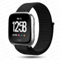 Miniatyrbild 8 av 11: Armband för Fitbit Versa 2 band correa Smartklocka ersättningsarmband Nylon Loop Armband correa Fitbit Versa 2/Fitbit Libe band Overseas Hyper Grape