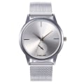 Miniatyrbillede 6 af 6: Dameur i koreansk stil, udsøgt kreativt plastik mesh quartz ur Gold-faced gold shell gold strap