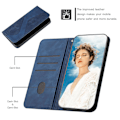 Miniatyrbillede 3 af 5: Samsung Galaxy S20 Fe Etui, PU Læder Flip Cover Magnetisk Lukning Tegnebog Kort Slots Stand Etui Blue