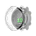 Miniatyrbild 1 av 4: Halvtäckande ihåligt TPU-skyddsfodral (Transparent Svart) för Garmin Forerunner 158 / 55 Transparent White